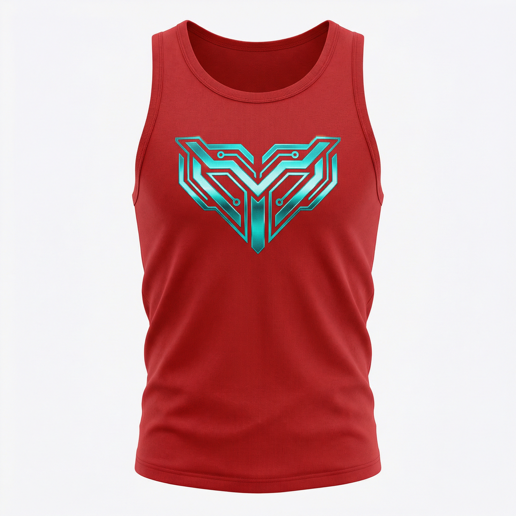 Debardeur Cyan Rouge